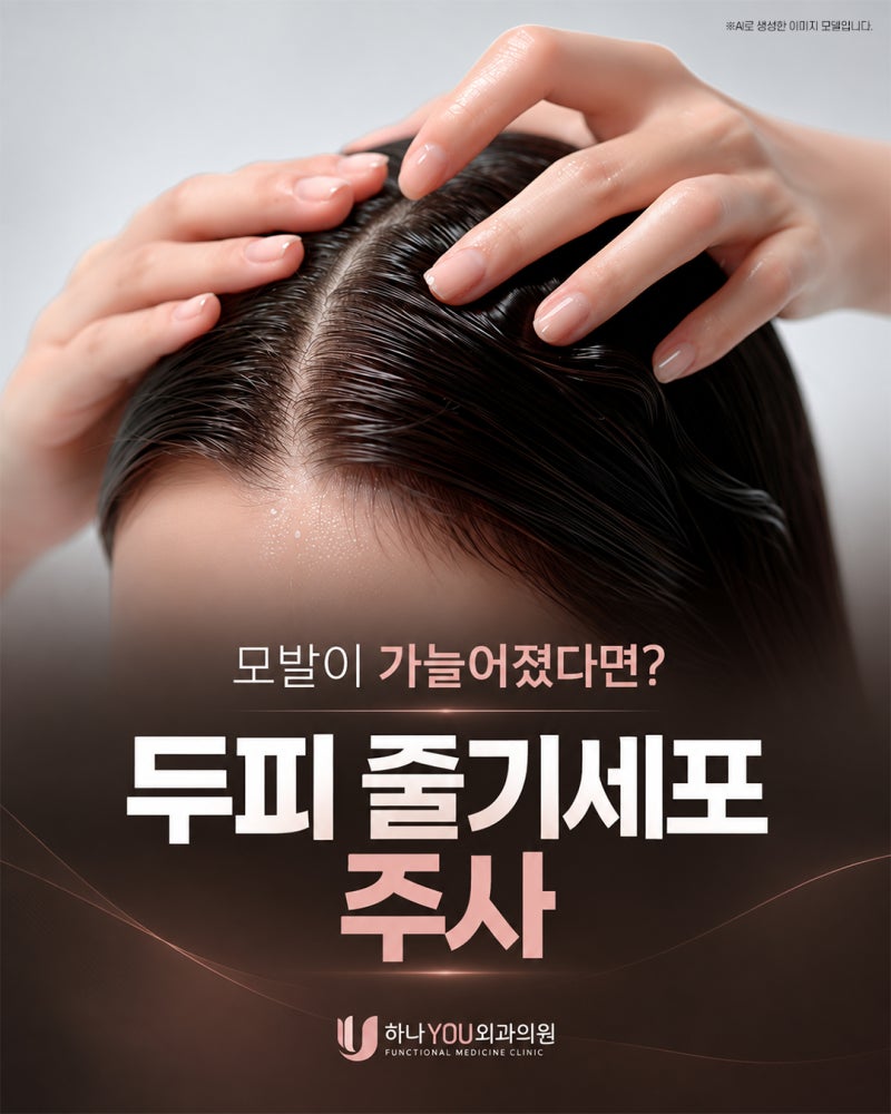 두피 서면줄기세포 주사, 가늘어진 모발에 도움이 될까요?